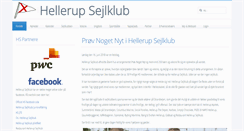 Desktop Screenshot of hellerupsejlklub.dk