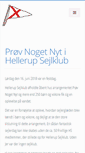 Mobile Screenshot of hellerupsejlklub.dk