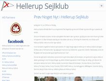 Tablet Screenshot of hellerupsejlklub.dk